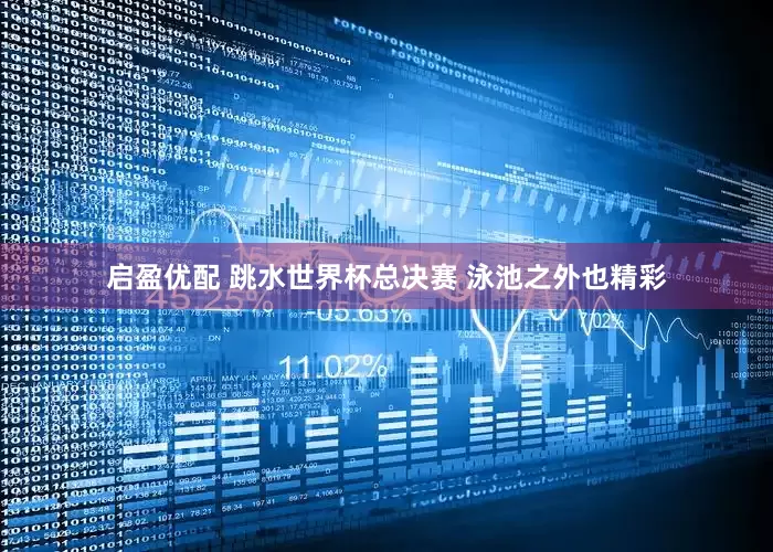 启盈优配 跳水世界杯总决赛 泳池之外也精彩